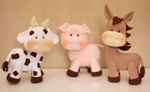 Kit Fazendinha 5 Bichinhos