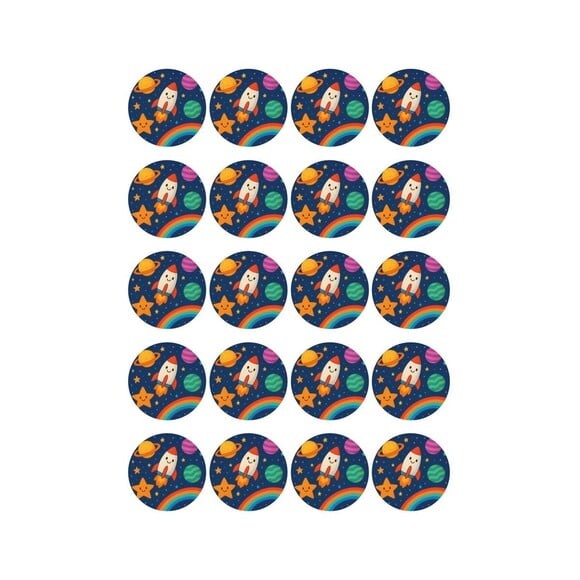 Adesivo Personalizado Latinha 5cm Espaço Colorido