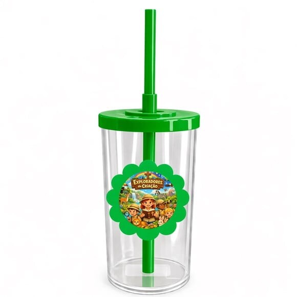 Copo Short Drink Flor Personalizado Exploradores Criação