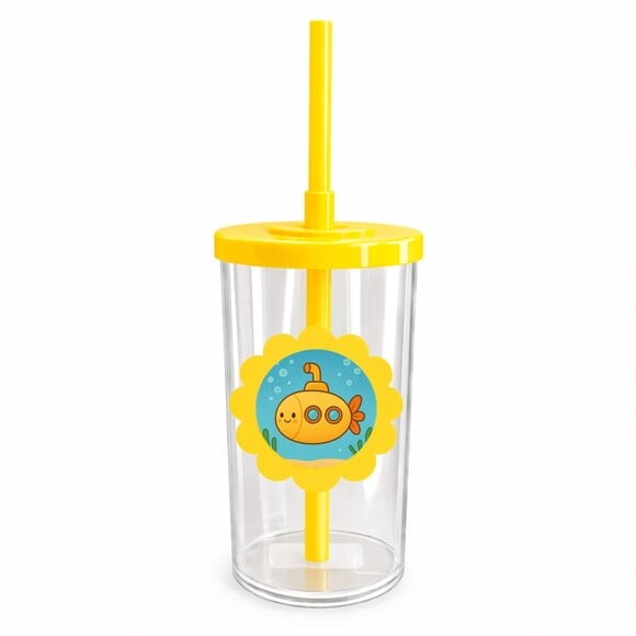 Copo Short Drink Flor Personalizado Exploradores do Mar