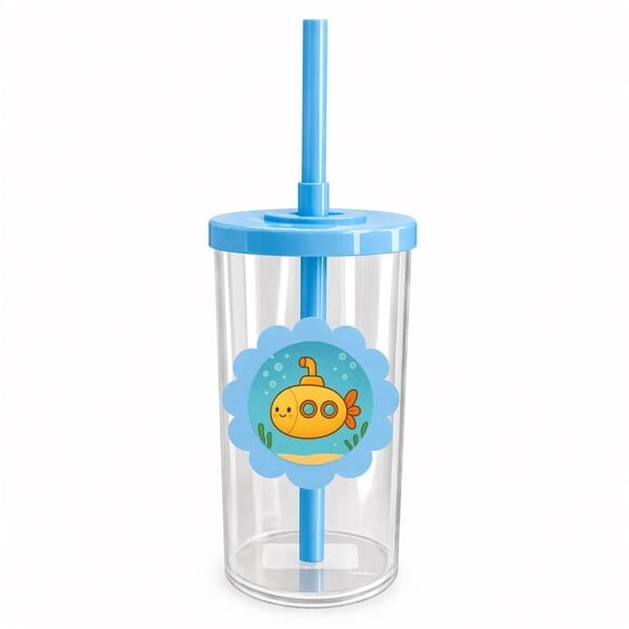 Copo Short Drink Flor Personalizado Exploradores do Mar