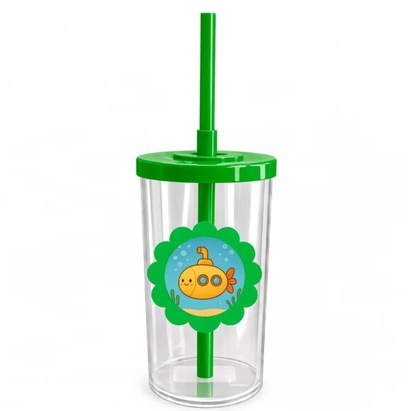 Copo Short Drink Flor Personalizado Exploradores do Mar