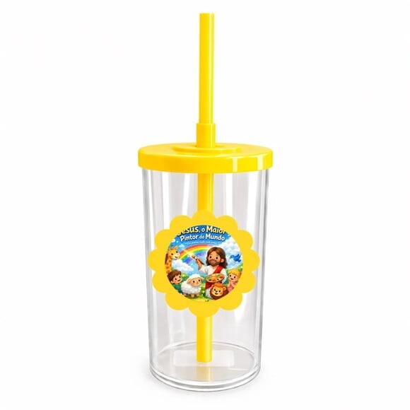 Copo Short Drink Flor Personalizado Maior Pintor do Mundo
