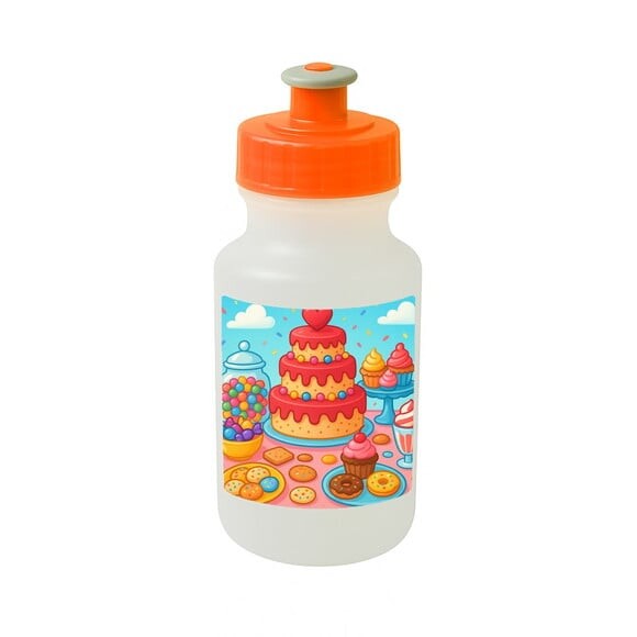 Garrafinha Squeeze Personalizada Mesa Doces Coloridos