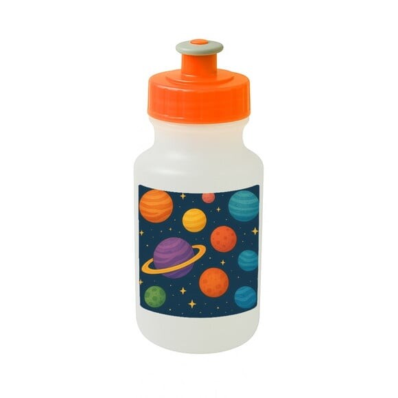 Garrafinha Squeeze Personalizada Planetas Coloridos