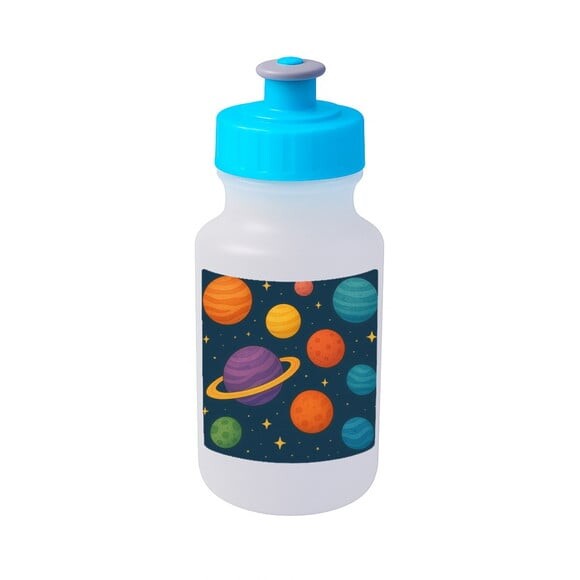 Garrafinha Squeeze Personalizada Planetas Coloridos