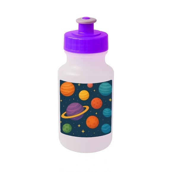 Garrafinha Squeeze Personalizada Planetas Coloridos