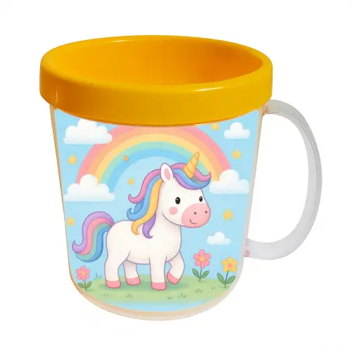 Kit 10 Canecas Acrílicas Personalizadas Unicórnio