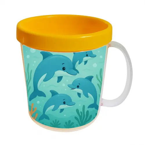 Kit 10 Canecas Acrílicas Personalizadas Golfinhos