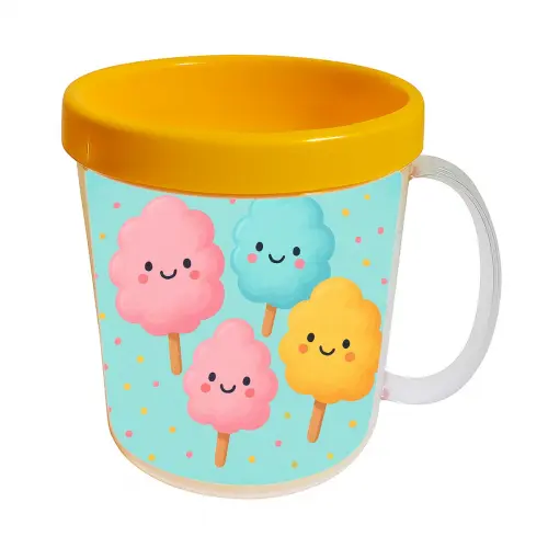 Kit 10 Canecas Acrílicas Personalizadas Picolés