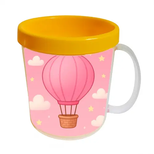 Kit 10 Canecas Acrílicas Personalizadas Balão de Ar Azul