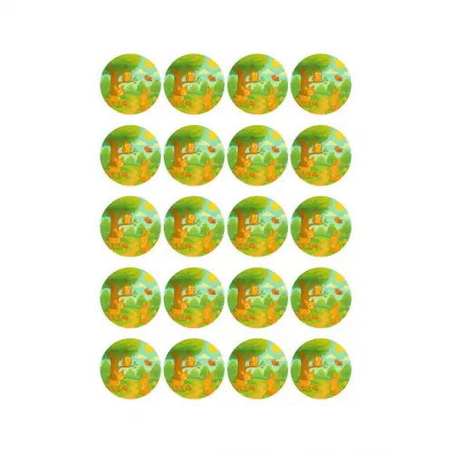 Adesivo Personalizado Latinha 5cm Bosque Encantado