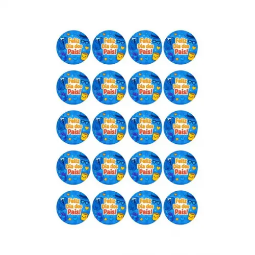 Adesivo Personalizado Latinha 5cm Dia dos Pais