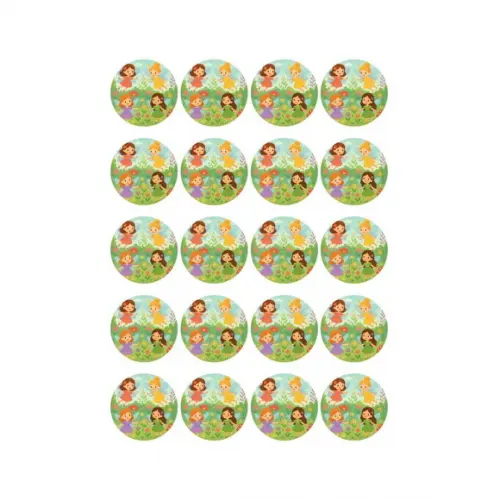 Adesivo Personalizado Latinha 5cm Fadas