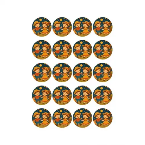 Adesivo Personalizado Latinha 5cm Festa Junina