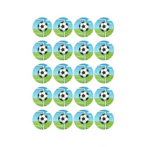 Adesivo Personalizado Latinha 5cm Futebol