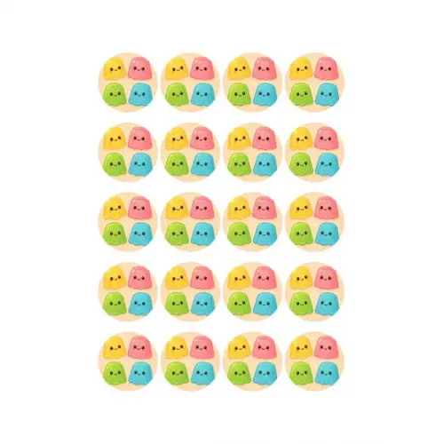 Adesivo Personalizado Latinha 5cm Gelatinas