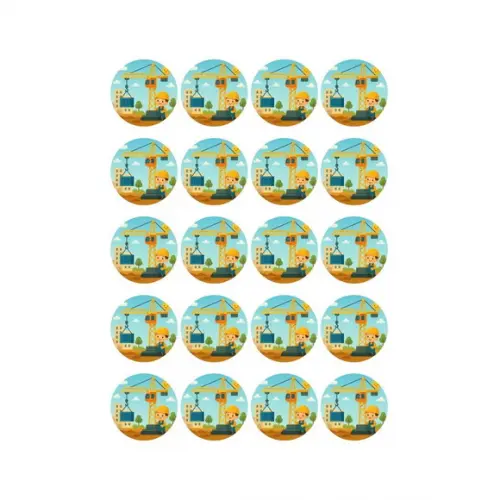 Adesivo Personalizado Latinha 5cm Grua