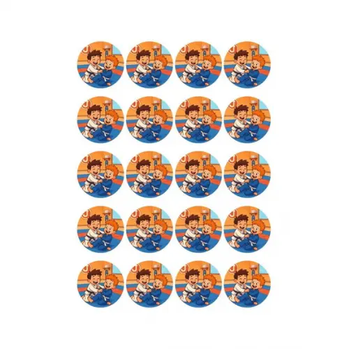 Adesivo Personalizado Latinha 5cm Jiu-jítsu