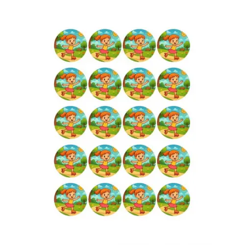 Adesivo Personalizado Latinha 5cm Patins