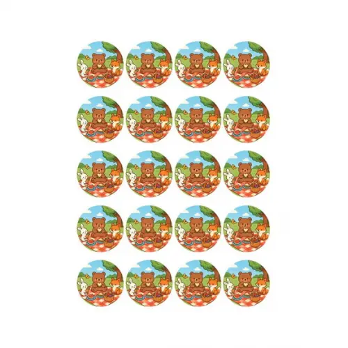 Adesivo Personalizado Latinha 5cm Picnic