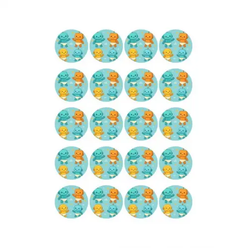 Adesivo Personalizado Latinha 5cm Robôs Baby
