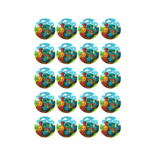 Adesivo Personalizado Latinha 5cm Trens Antigos