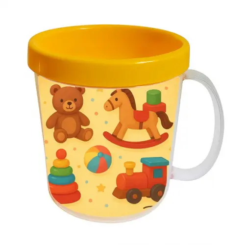 Caneca Acrílica Infantil Personalizada Brinquedos Clássicos