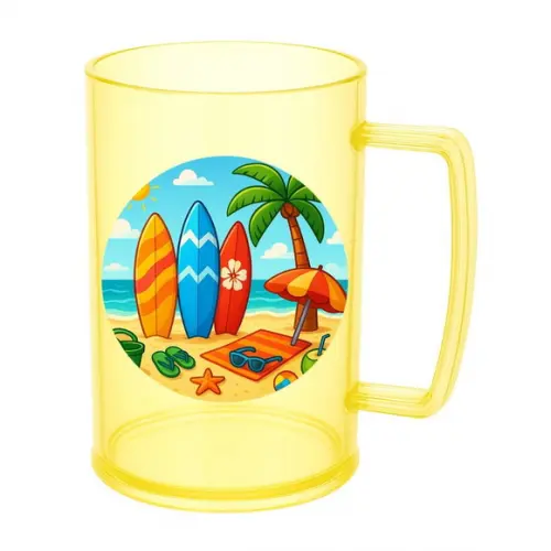 Caneca de Chopp Infantil Personalizada Surf