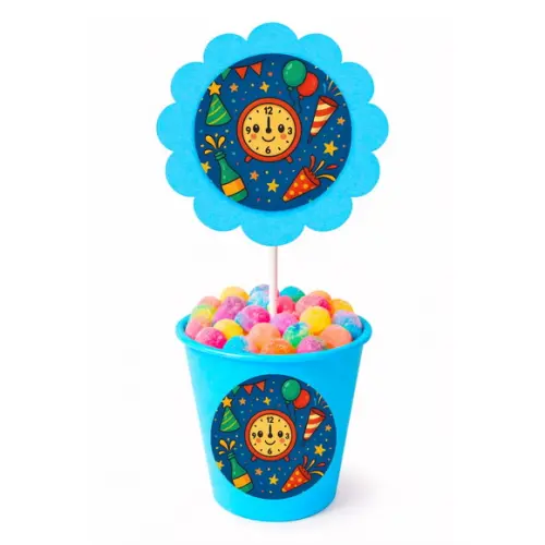 Centro de Mesa Flor Personalizado Ano Novo