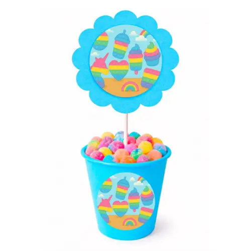 Centro de Mesa Flor Personalizado Fidget Toys