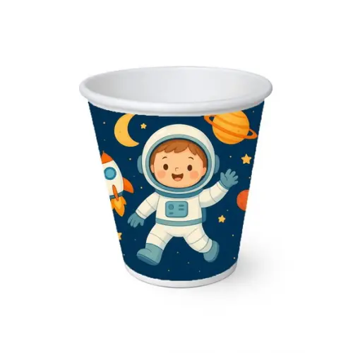 Copo de Papel Aniversário Festa Astronauta