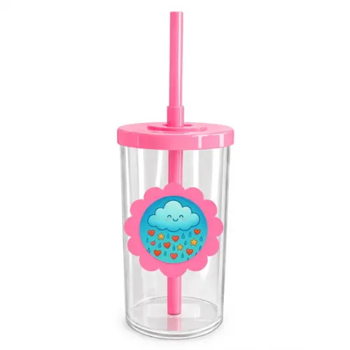Copo Short Drink Flor Personalizado Chuva de Bênçãos