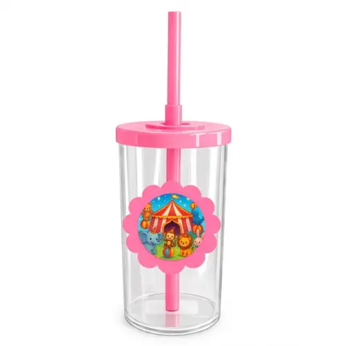 Copo Short Drink Flor Personalizado Circo Encantado