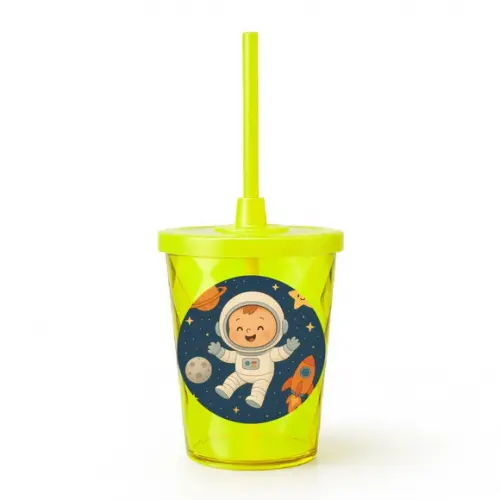 Copo Twister Personalizado 300ml Astronauta Baby