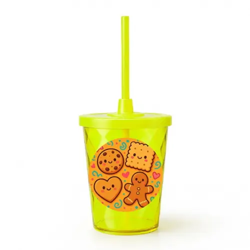 Copo Twister Personalizado 300ml Biscoitinhos