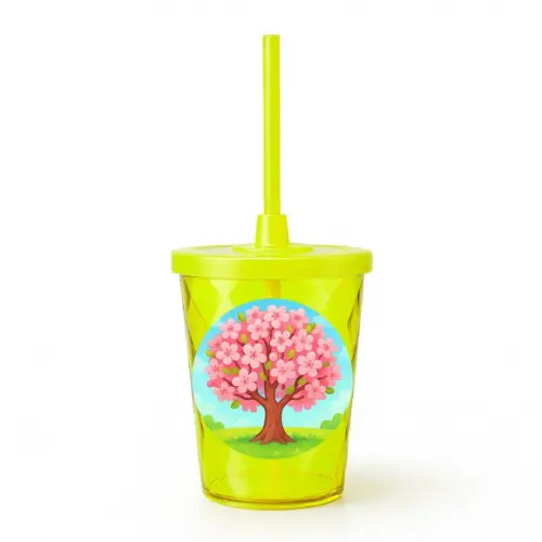 Copo Twister Personalizado 300ml Cerejeira