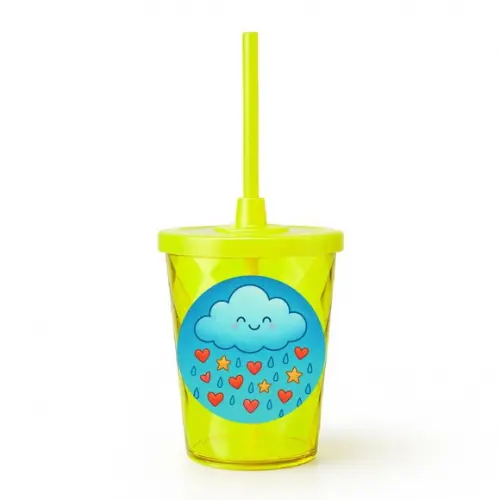 Copo Twister Personalizado 300ml Chuva de Bênçãos