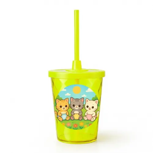 Copo Twister Personalizado 300ml Gatinhos Baby