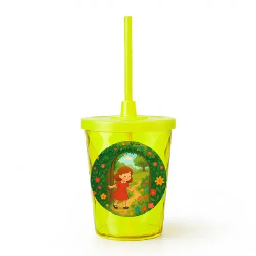 Copo Twister Personalizado 300ml Jardim Secreto