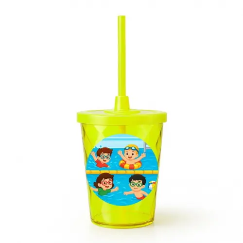 Copo Twister Personalizado 300ml Natação