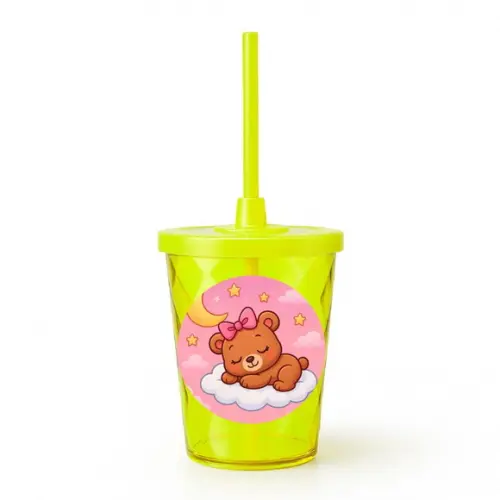 Copo Twister Personalizado 300ml Ursinha Soninho