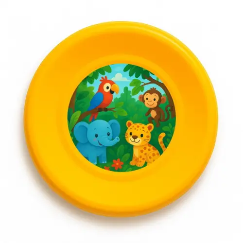 Disco de Arremesso Frisbee Animais Tropicais