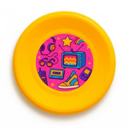 Disco de Arremesso Frisbee Anos 80
