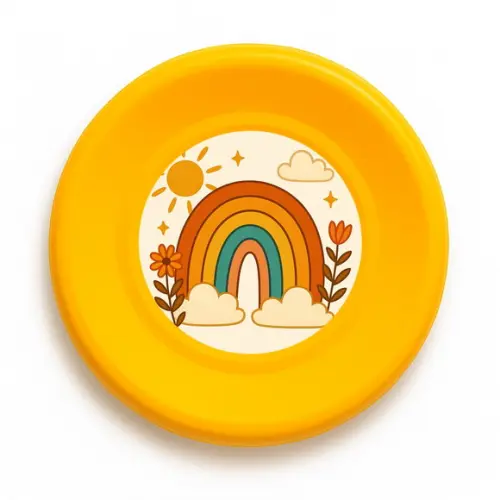Disco de Arremesso Frisbee Arco-íris Boho