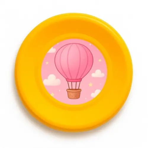 Disco de Arremesso Frisbee Balão de Ar Rosa