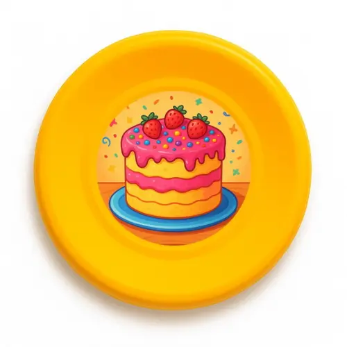 Disco de Arremesso Frisbee Bolo Confeitado