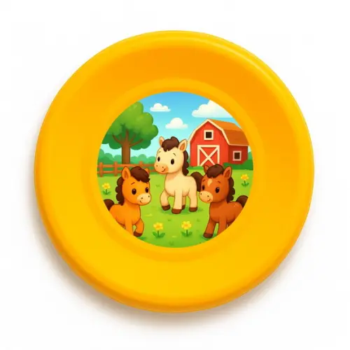 Disco de Arremesso Frisbee Cavalinhos
