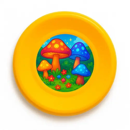 Disco de Arremesso Frisbee Cogumelos Mágicos