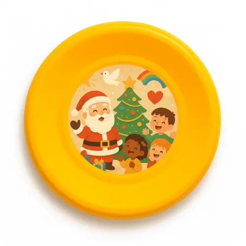 Disco de Arremesso Frisbee Feliz Natal